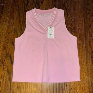 Pink Sleeveless Tank Top